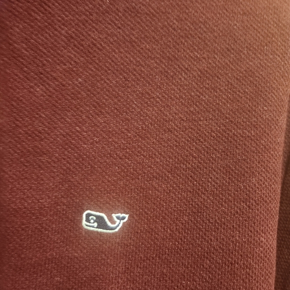 Vineyard Vines Men’s Cotton Mock Neck Long Sleeve Half Zip Sweater Size M - Picture 2 of 6